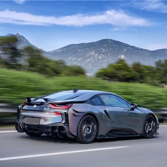 HM STYLE CARBON FIBER TRUNK SPOILER - BMW I8