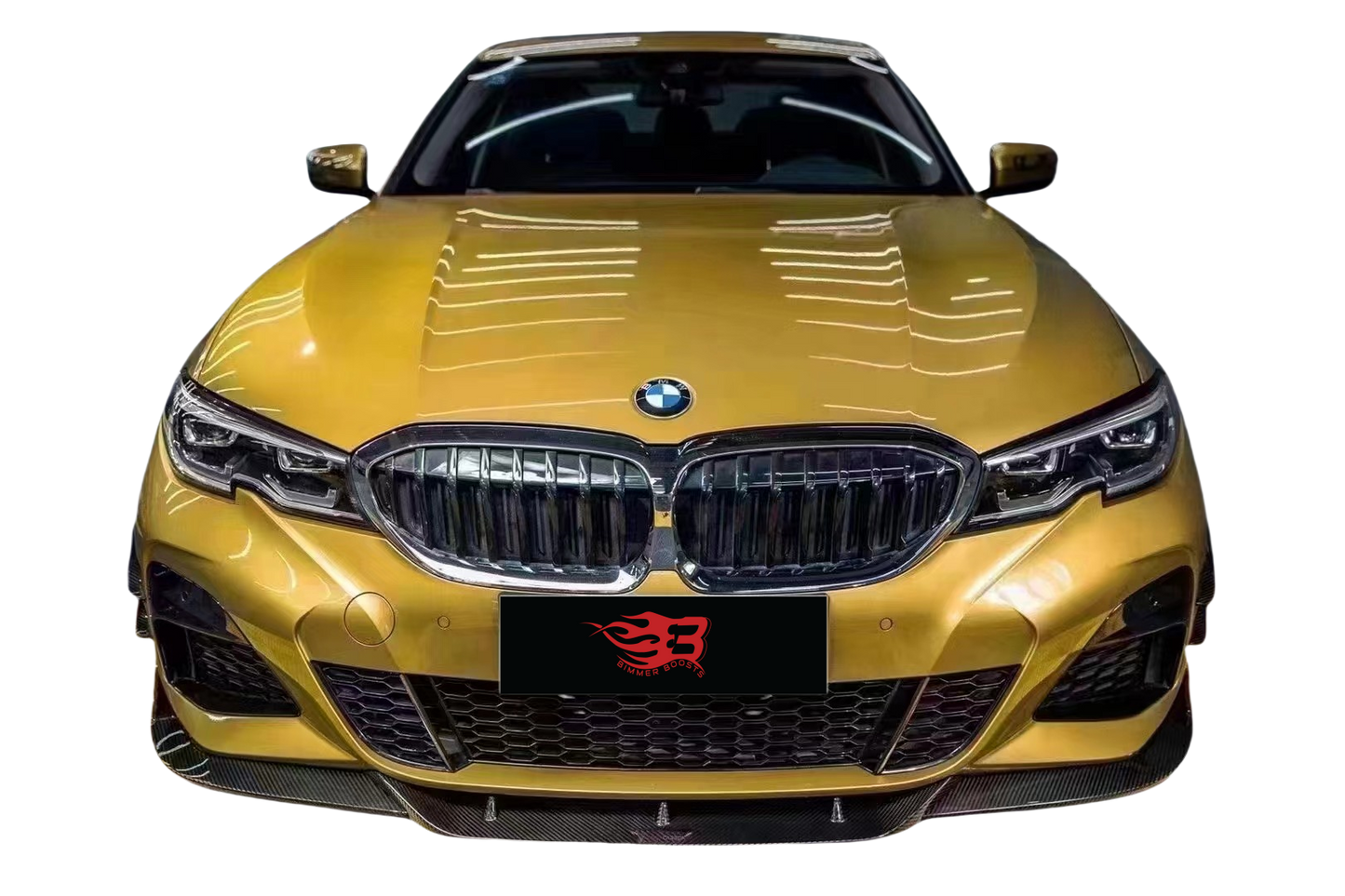 MP STYLE CARBON FIBER FRONT LIP - BMW G20 3 SERIES LCI