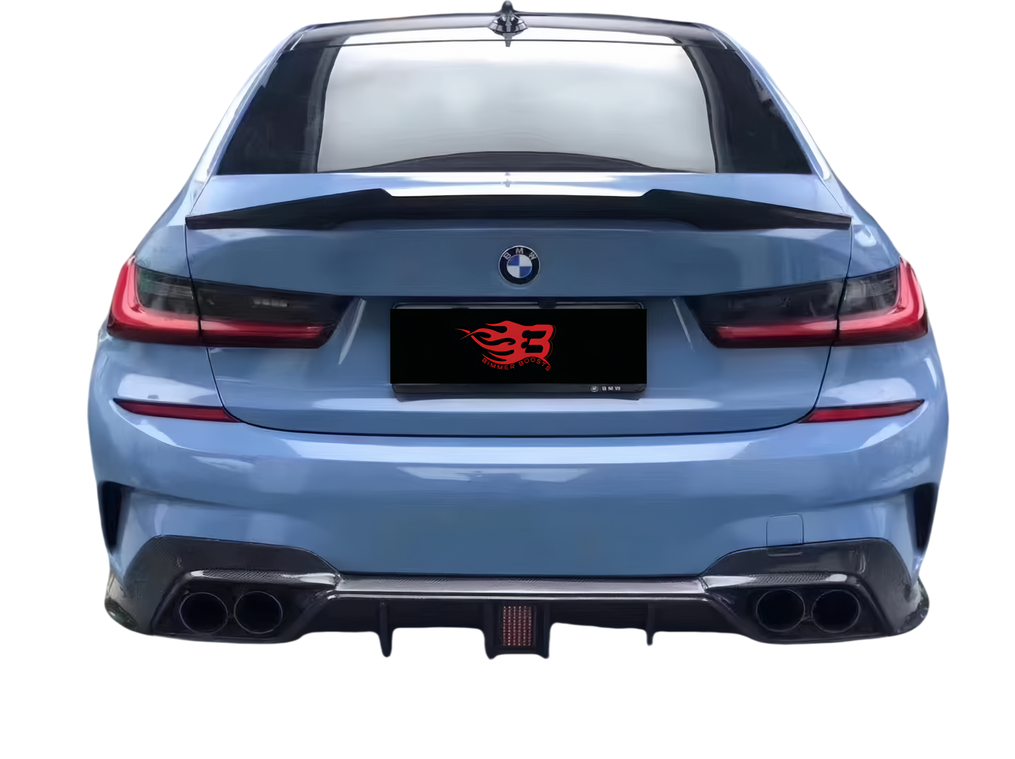 CARBON FIBER REAR DIFFUSER - BMW G20 3 SERIES