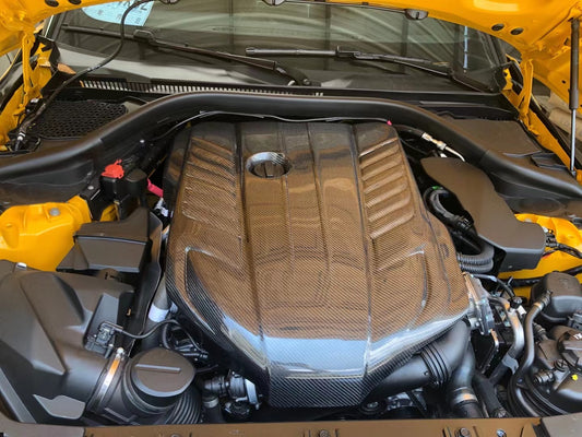 CARBON FIBER ENGINE COVER - A90 SUPRA