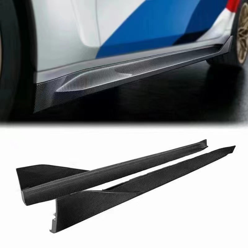 MP STYLE CARBON FIBER SIDE SKIRTS - BMW G80 M3