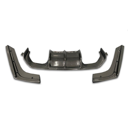 V STYLE CARBON FIBER REAR DIFFUSER  - BMW F80 M3 & F82/F83 M4