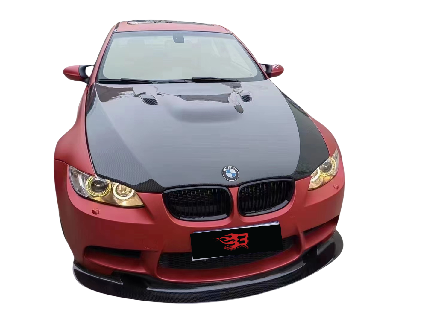 GT4 1:1 CARBON FIBER FRONT LIP - BMW E90/E92/E93 M3 & 3 SERIES