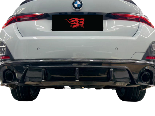 MP STYLE CARBON FIBER REAR DIFFUSER - BMW G22/23/26 4 SERIES