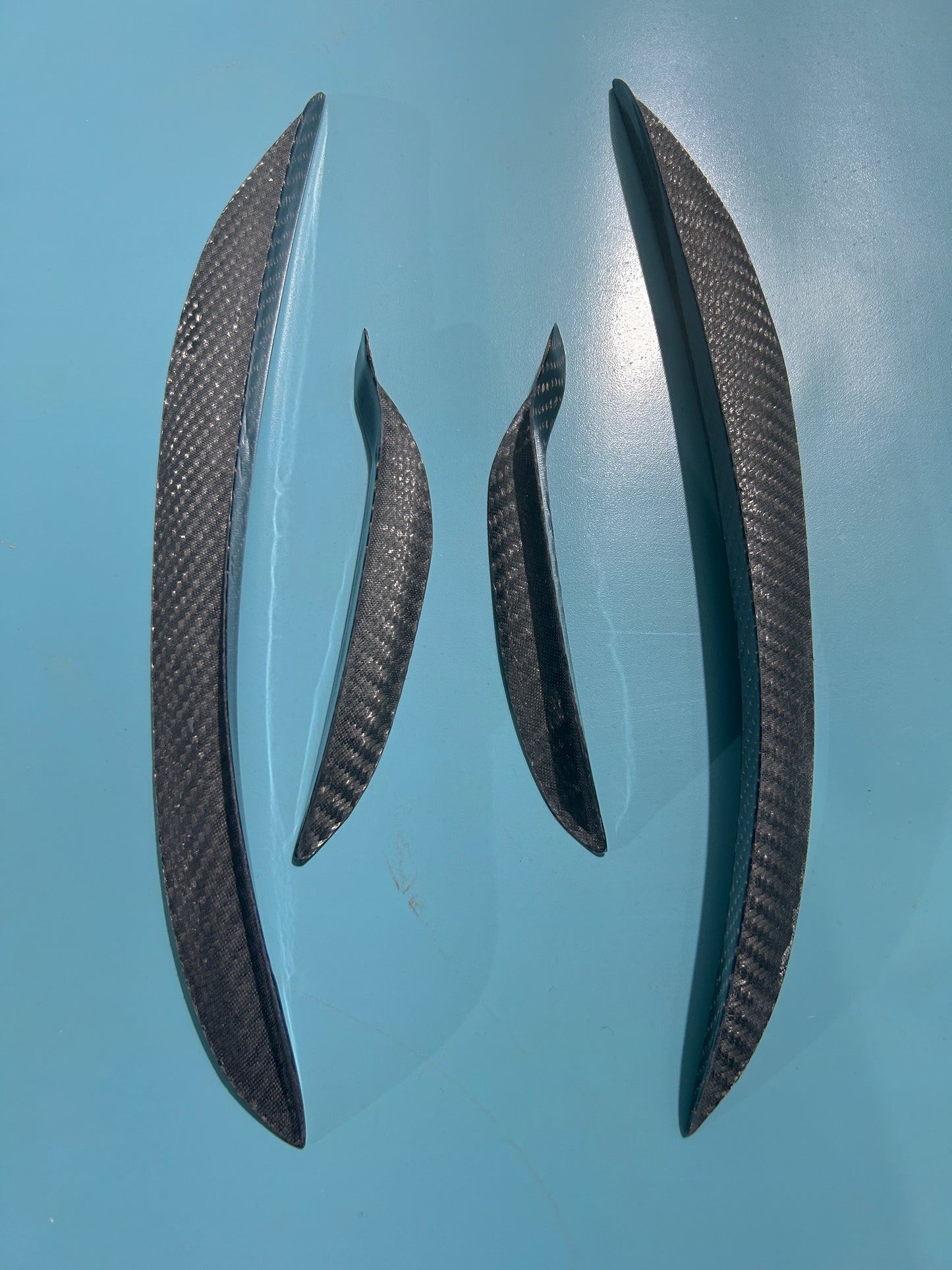 MP STYLE CARBON FIBER FRONT CANARDS - BMW F97 X3M & F98 X4M