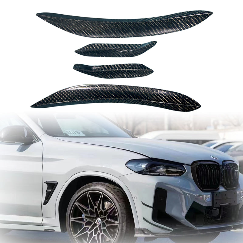 MP STYLE CARBON FIBER FRONT CANARDS - BMW F97 X3M & F98 X4M