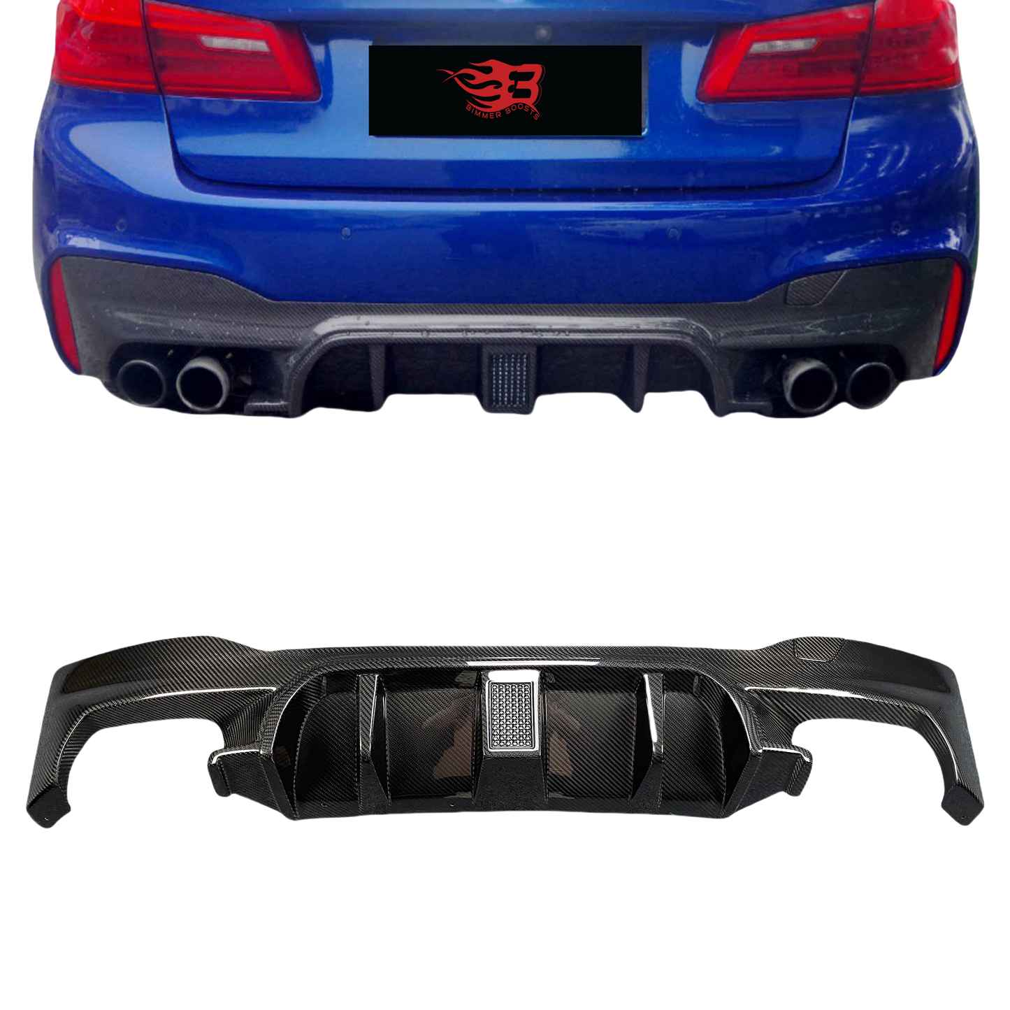 CARBON FIBER RAER DIFFUSER - G30 5 SERIES