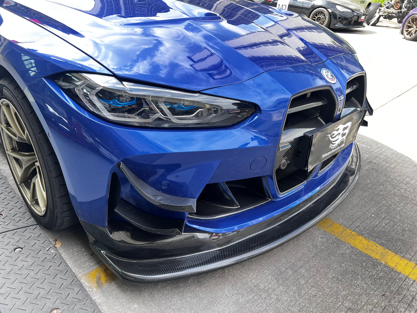 GT4 1:1 CARBON FIBER FRONT LIP / SPLITTERKIT- BMW G80 M3 & G82 M4