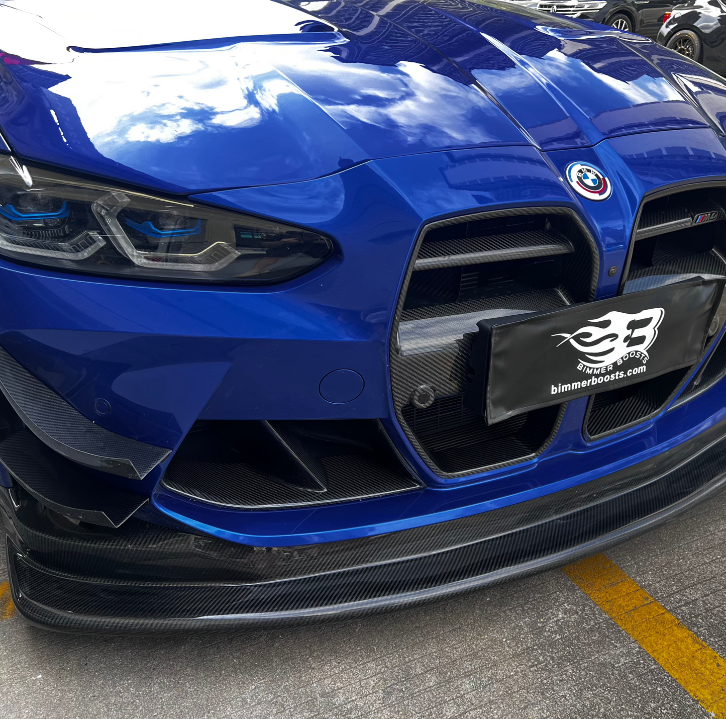 GT4 1:1 CARBON FIBER FRONT LIP / SPLITTERKIT- BMW G80 M3 & G82 M4