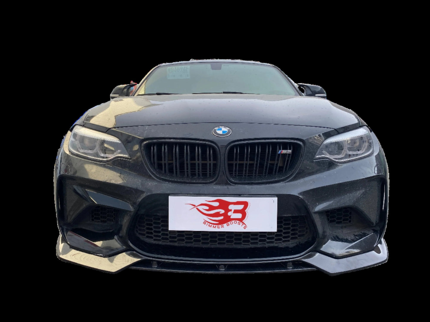 V STYLE CARBON FIBER FRONT LIP - BMW F87 M2