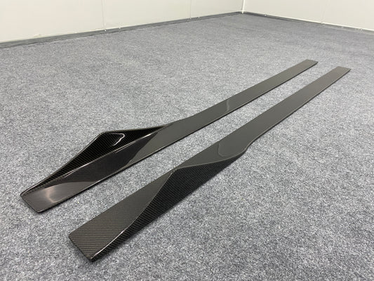 MTC STYLE CARBON FIBER SIDE SKIRTS - BMW F87 M2 & M2 COMPETITION