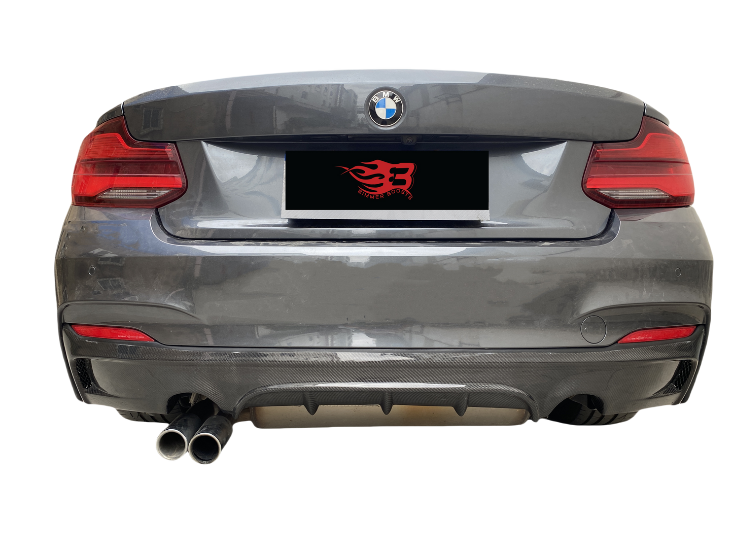 MP STYLE CARBON FIBER REAR DIFFUSER - BMW F22/23 SERIES